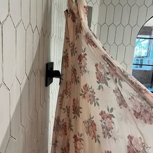 Windsor floral pink dress